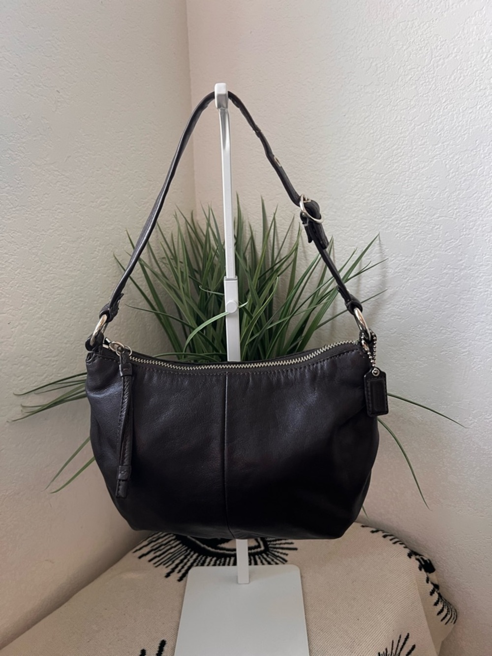 COACH Y2K Ali Brown Leather Hobo bag